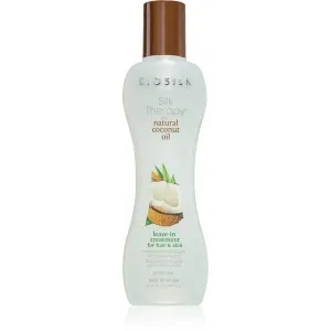 Biosilk Silk Therapy Natural Coconut Oil leave-in moisturising treatment for hair and body 167 ml