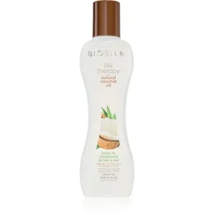 Biosilk Silk Therapy Natural Coconut Oil leave-in moisturising treatment for hair and body 67 ml