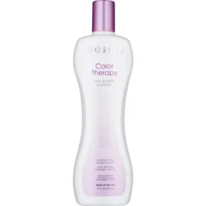Biosilk Color Therapy Cool Blonde Shampoo shampoo neutralising yellow tones 355 ml