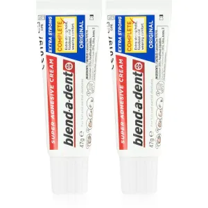 Blend-a-dent Extra Strong Original denture adhesive 2x47 g