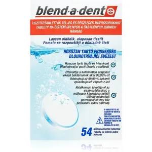 Blend-a-dent Long Lasting Freshness cleansing tablets for removable retainers and dentures 54 pc