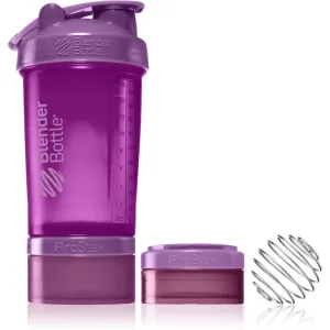 Blender Bottle ProStak Pro sports shaker + container colour Plum 650 ml