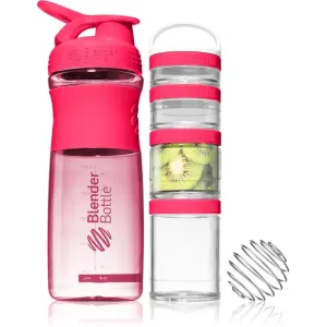 Blender Bottle Sport Mixer® GoStak gift set Pink(for athletes) colour