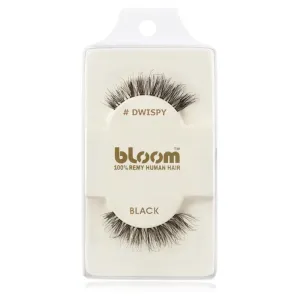 Bloom Natural Stick-On Eyelashes From Human Hair (Dwispy, Black) 1 cm