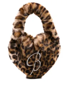 BLUMARINE - Faux Fur Heart Handbag #1822871