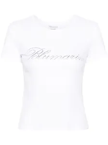 BLUMARINE - Logo Cotton T-shirt