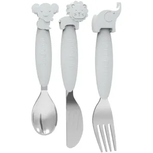 Bo Jungle Cutlery cutlery Grey 12m+ 3 pc