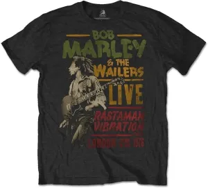 Bob Marley T-Shirt Unisex Rastaman Vibration Tour 1976 Unisex Black L