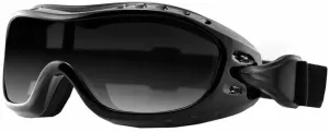 Bobster Night Hawk OTG Gloss Black/Smoke Motorcycle Glasses