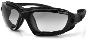 Bobster Renegade Convertibles Gloss Black/Clear Photochromic Motorcycle Glasses
