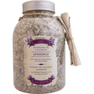 Bohemia Gifts & Cosmetics Bohemia Natur soothing herbal bath salt with lavender 1200 g #305127