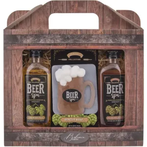 Bohemia Gifts & Cosmetics Beer Spa gift set (for body and hair) for men