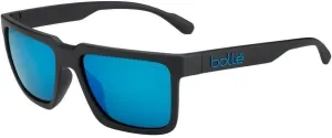 Bollé Frank Matte Black/HD Polarized Offshore Blue Lifestyle Glasses