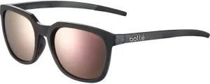 Bollé Talent Black Crystal Matte/Brown Pink HD Polarized M Lifestyle Glasses