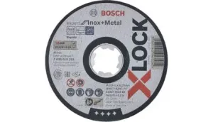 Bosch X-Lock Aluminium Oxide Cutting Disc, 115mm x 1mm Thick, P220 Grit, 1 in pack