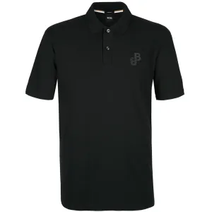 Boss Mens BB Logo Polo Black Xxxl