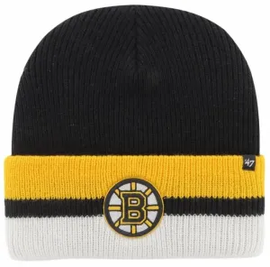 Boston Bruins Split Cuff Knit Black UNI Hockey Beanie