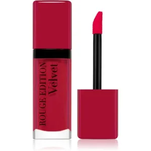 Bourjois Rouge Edition Velvet liquid lipstick with matt effect shade 05 OLé Flamingo! 7.7 ml