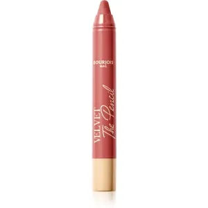 Bourjois Velvet the Pencil stick lipstick with matt effect shade 04 Less is Brown 1,8 g