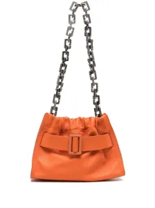BOYY - Square Scrunchy Soft B Chain Leather Shoulder Bag #1631350