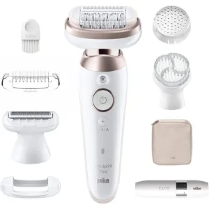 Braun Silk-épil 9 9360 Flex epilator with fully flexible head for the legs, body and underarms 1 pc