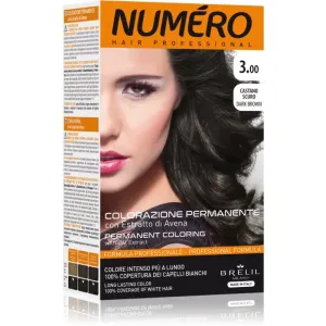 Brelil Numéro Permanent Coloring hair colour shade 3.00 Dark Brown 125 ml