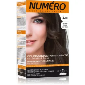 Brelil Numéro Permanent Coloring hair colour shade 5.00 Light Brown 125 ml