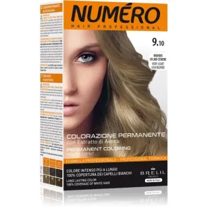 Brelil Numéro Permanent Coloring hair colour shade 9.10 Very Light Ash Blonde 125 ml