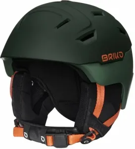 Briko Storm 2.0 Matt Timber Green/Cutty Sark Green/Pomegranate Orange M/L Ski Helmet