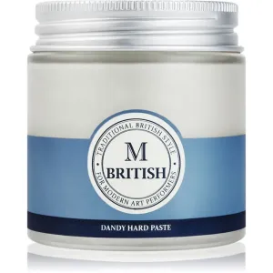 BRITISH M Dandy Hard Paste styling paste for volume and shape 100 g