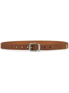 BRUNELLO CUCINELLI - Suede Leather Belt #1745000