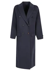 BRUNELLO CUCINELLI - Double-breasted Cashmere Coat