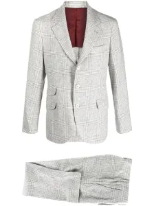 BRUNELLO CUCINELLI - Single-breasted Checked Suit #1659084