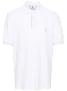 BRUNELLO CUCINELLI - Logo Cotton Polo Shirt #1753713