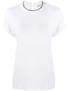 BRUNELLO CUCINELLI - Contrast-trim Cotton T-shirt