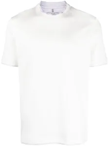 White T-shirts Brunello Cucinelli