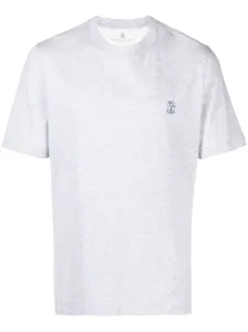 BRUNELLO CUCINELLI - Logo Cotton T-shirt #1749246