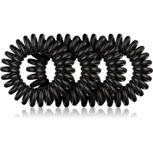BrushArt Hair Rings hair bands Black 4 pc