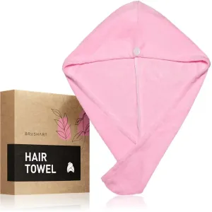 BrushArt Home Salon Hair towel towel for hair Pink