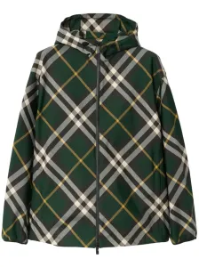 BURBERRY - Check Hooded Jacket #1818190