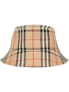 BURBERRY - Check Motif Bucket Hat #1635860
