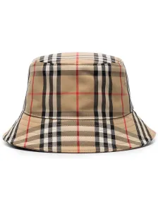 BURBERRY - Check Motif Bucket Hat #1635888