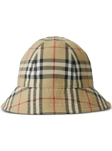 BURBERRY - Check Motif Nylon Bucket Hat #1640169