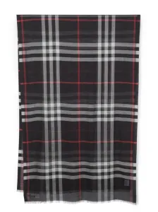 BURBERRY - Scarf With Check Pattern