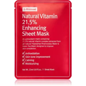 By Wishtrend Natural Vitamin strengthening sheet mask 23 ml