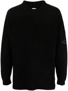 C.P. COMPANY - Lens Motif Cotton Sweater