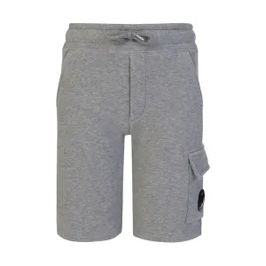 C.P Company - Boys Fleece Goggle Shorts Grey 6Y