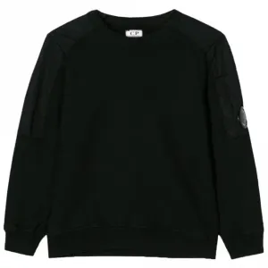 C.P Company Boys Fleece Sweater Khaki Green 8Y Black
