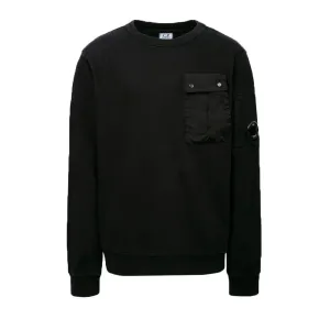 C.P Company Boys Pocket Sweater Black 10Y