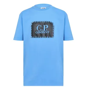C.P Company Boys Cotton Jersey T-shirt Blue 2Y